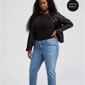Torrid Perfect Boyfriend Ankle Mid-Rise Jean, Vintage Stretch